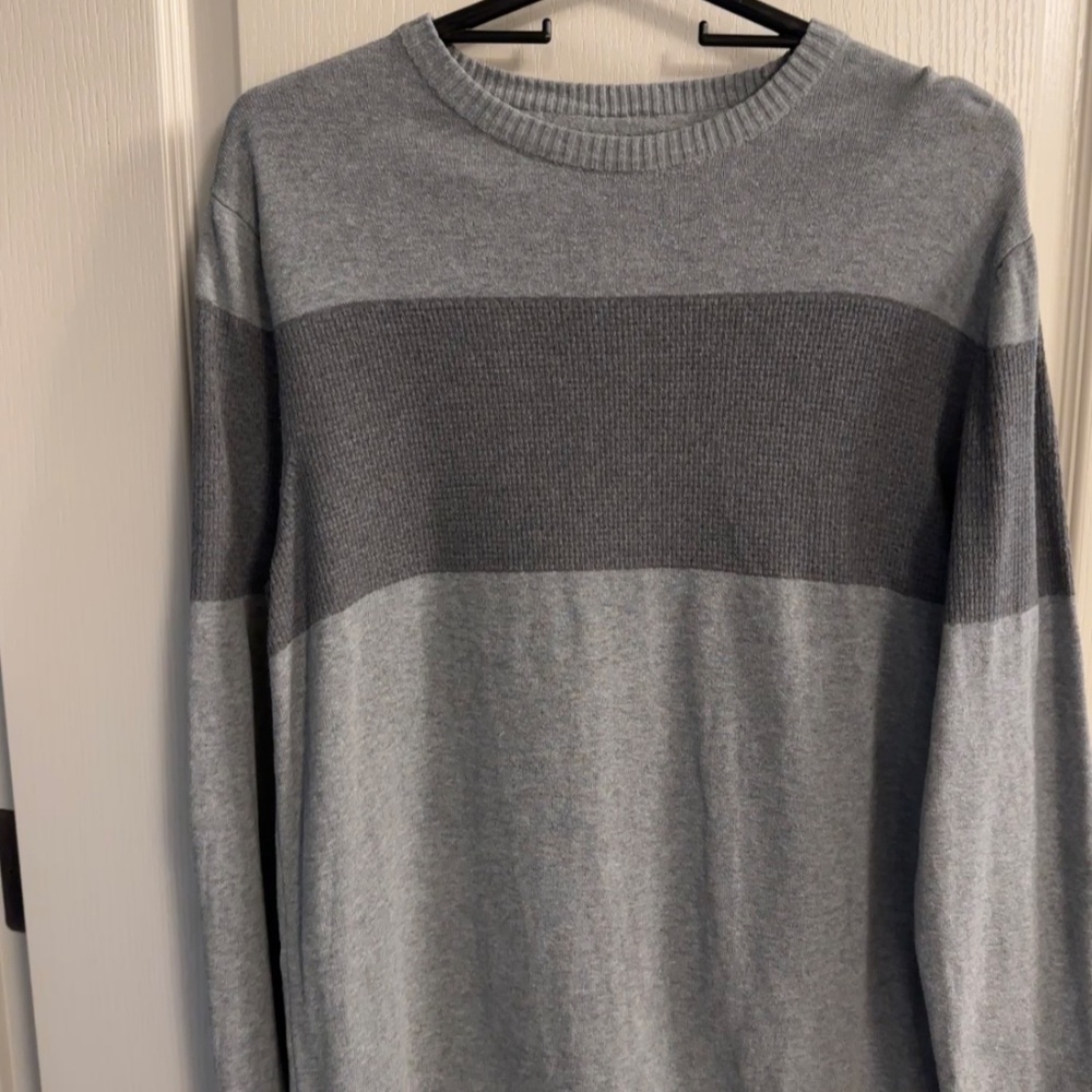 Prana Grey 100% Organic Cotton Sweater -Men's Medium